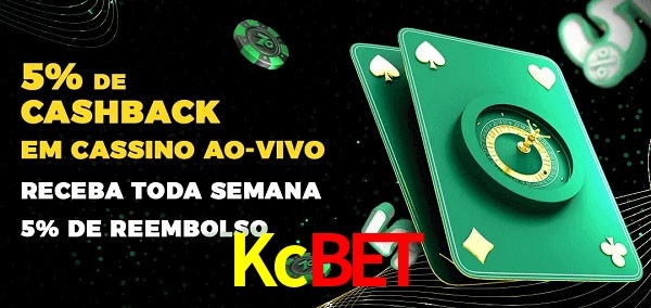 Promoções do cassino ao Vivo Kcbet